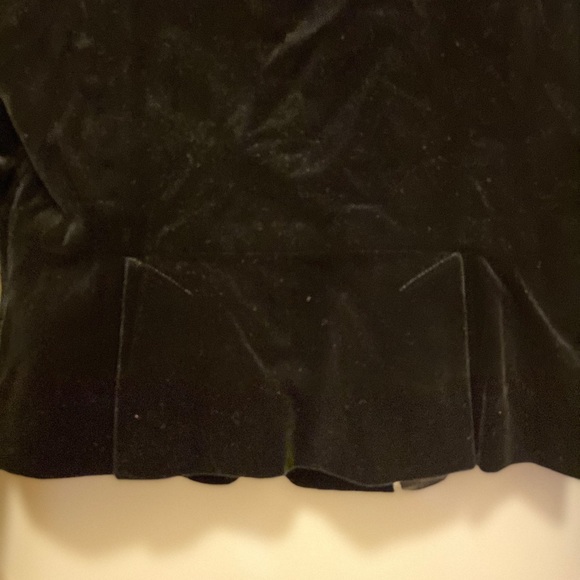 Black velvet blazer NWT - Picture 5 of 5